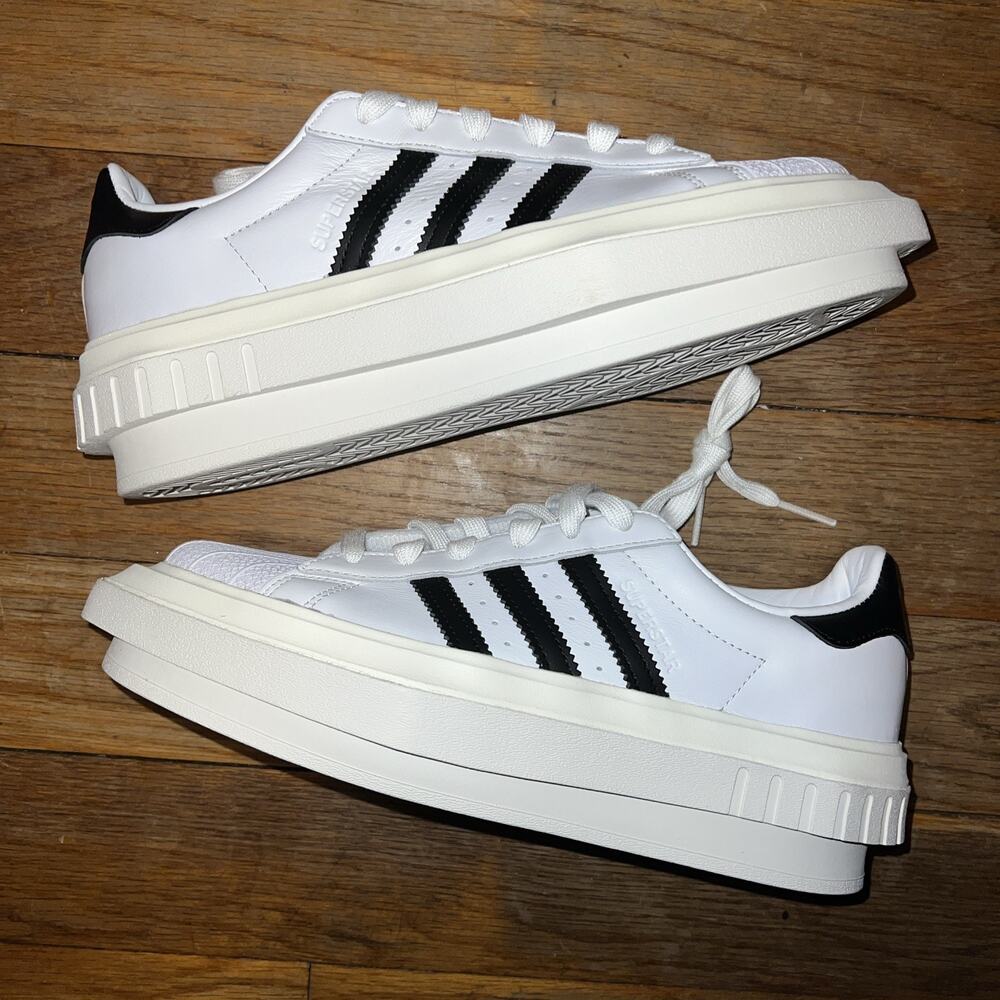 Adidas x Ivy Park Superstar Platform Cloud White Women Size 9.5/Men 8.5 NEW.NWB